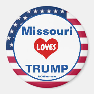 Aimant Missouri AIME TRUMP Réfrigérateur patriotique