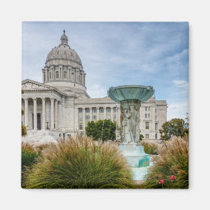 Aimant Missouri Capitol And Fountain