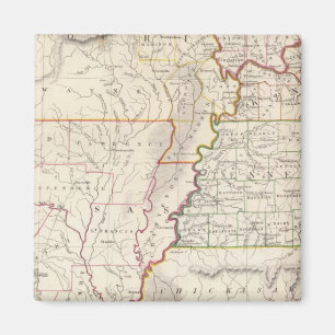 Aimant Missouri, Ill, Ky, Tenn, Ala, Miss, Ark