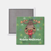 Aimant Mistletoe MOOSEtache (Recto/Verso)