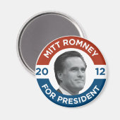 Aimant Mitt Romney Pour Le Président 2012 (Recto/Verso)