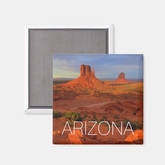 Aimant Mittens, Vallée du Monument, AZ (Recto/Verso)