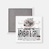 Aimant Mixed martial art Armbar & Grill de Joe (Recto/Verso)