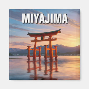 Aimant Miyajima Flottant Torii Itsukushima Sanctuaire Voy