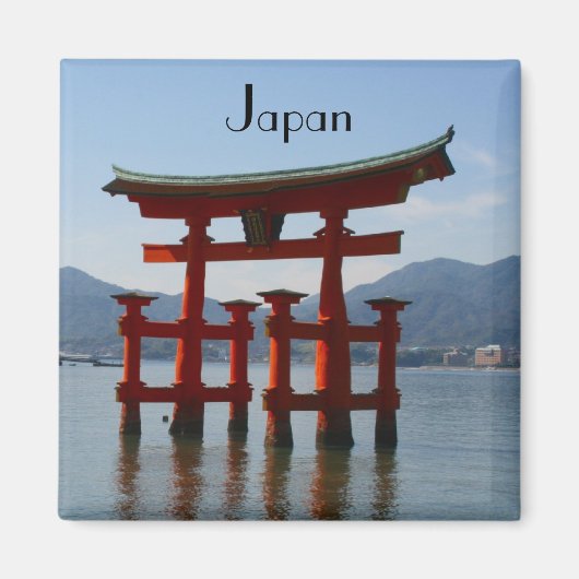 Aimant miyajima torii japon (Devant)
