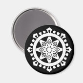 Aimant Miyake dharma chakra (Recto/Verso)