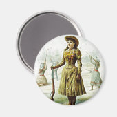 Aimant Mlle Annie Oakley (Recto/Verso)