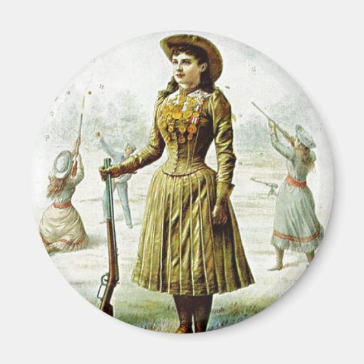 Aimant Mlle Annie Oakley (Devant)