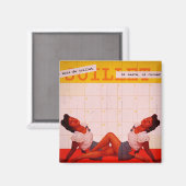 Aimant Mlle Juillet (Recto/Verso)