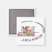 AIMANT MLS NICE ET PRÉCISE LABORATOIRE SCIENTIFIQUE MÉDIC (Recto/Verso)