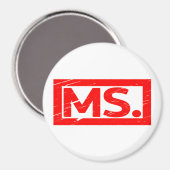Aimant Mme Stamp (Recto/Verso)