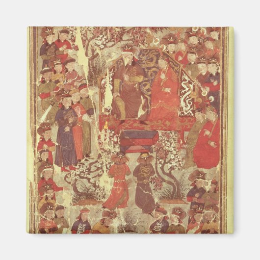 Aimant Mme Supp. Pers.Genghis Khan et sa femme (Devant)