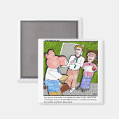 Aimant Mmm....a un goût de bacon. Plaisanterie de cochon (Recto/Verso)