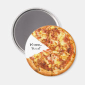 Aimant Mmmm... Pizza (Recto/Verso)