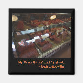 Aimant Mmmm...Steak (Devant)