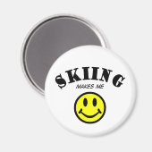 Aimant MMS : Ski (Recto/Verso)