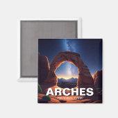 Aimant Moab Utah Arches National Park Voie Lactée (Recto/Verso)