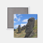 Aimant Moai à Rano Raraku, île de Pâques (Recto/Verso)