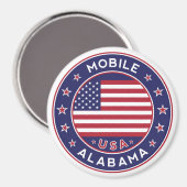 Aimant Mobile, Alabama (Recto/Verso)