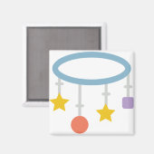 Aimant mobile cercle bébé (Recto/Verso)