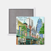 Aimant mobile de rue Dauphin (Recto/Verso)