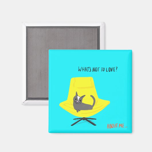 Aimant Mod Cats - What's Not to Love ? (Recto/Verso)