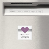 Aimant Mod Heart Enregistrer l'aimant de date, violet (In Situ (Lave-vaisselle))