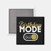 Aimant Mode Anniversaire activé (Recto/Verso)