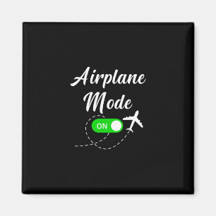 Aimant Mode Avion Voyage Drôle Pilote Avion Vacances