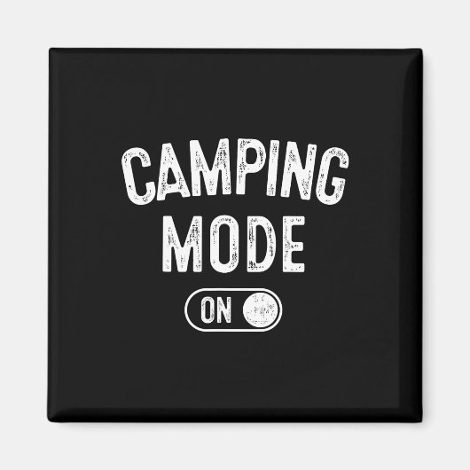 Aimant Mode Camping Activé Drôle Cadeau Camper Amoureux D (Devant)