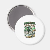 Aimant Mode de but de l'Arabie saoudite Skeleton Striker (Recto/Verso)