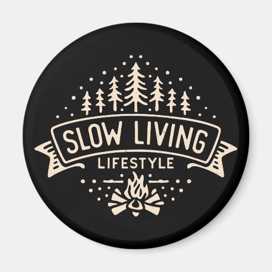 Aimant Mode de vie lent (Devant)