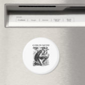 Aimant Mode Gobelin Goblincore Rétro Drôle Désactivé (In Situ (Lave-vaisselle))