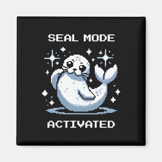Aimant Mode Jointure Activé Pixel Art Jointure Rétro Styl (Devant)