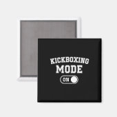 Aimant Mode Kickboxing Activé Cadeau Drôle de Coach de Ki (Recto/Verso)