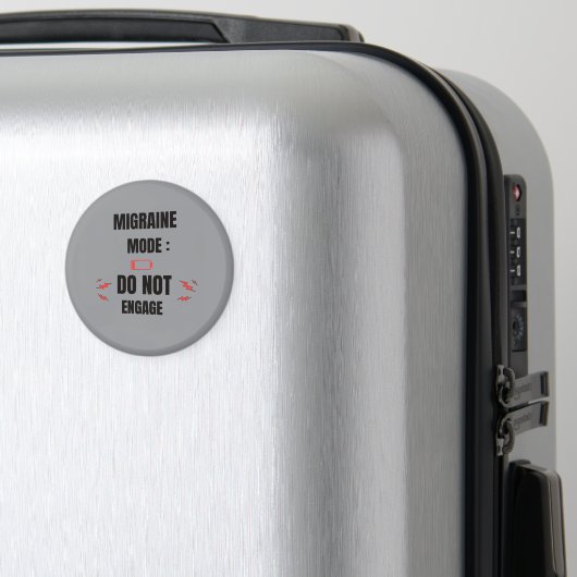 Aimant Mode Migraine – Ne pas déranger (In Situ (Bagages))
