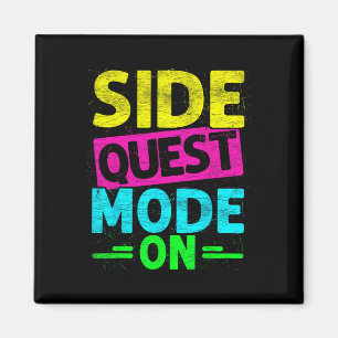 Aimant Mode Quête Secondaire Activé Drôle Rave Edm Festiv