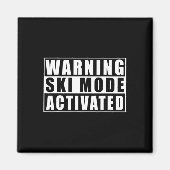 Aimant Mode Ski Alerte Activé (Devant)