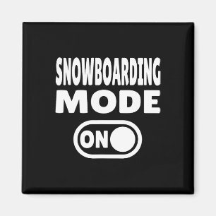 Aimant Mode snowboard On - Sports d'hiver 1