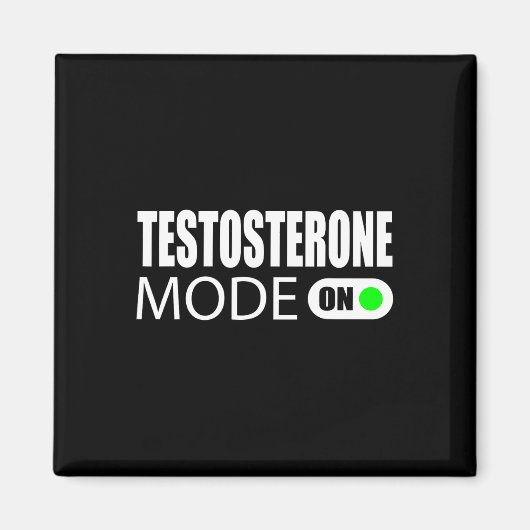 Aimant Mode testostérone activé (Devant)