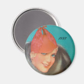 Aimant Mode vintage 1933 (Recto/Verso)