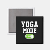 Aimant Mode Yoga Activé Drôle Yogini Yogi  (Recto/Verso)