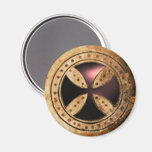 Aimant MODÈLE ANTIQUE TRAVERSÉ Gem en Onyx noir (Recto/Verso)