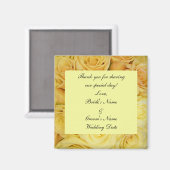 Aimant Modèle d'aimant de faveur de mariage (Recto/Verso)