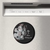 Aimant Modèle d'aimant de roses roses de mariage (In Situ (Lave-vaisselle))