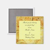 Aimant Modèle d'aimant pour cadeau de mariage (Recto/Verso)