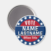 Aimant Modèle de campagne personnalisé (Recto/Verso)