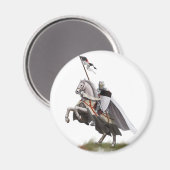 Aimant Modèle de chevalier monté (Recto/Verso)
