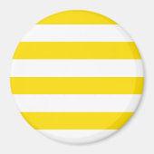 Aimant Modèle de couleurs tendances en rayures blanches j (Devant)