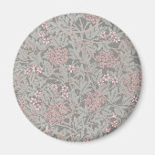 Aimant Modèle de fleur de jasmin de William Morris (Devant)